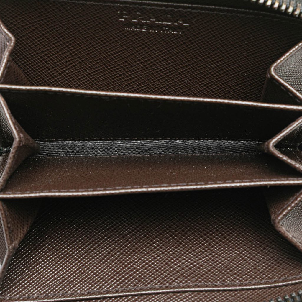Prada Saffiano Zip Coin Pouch - 4