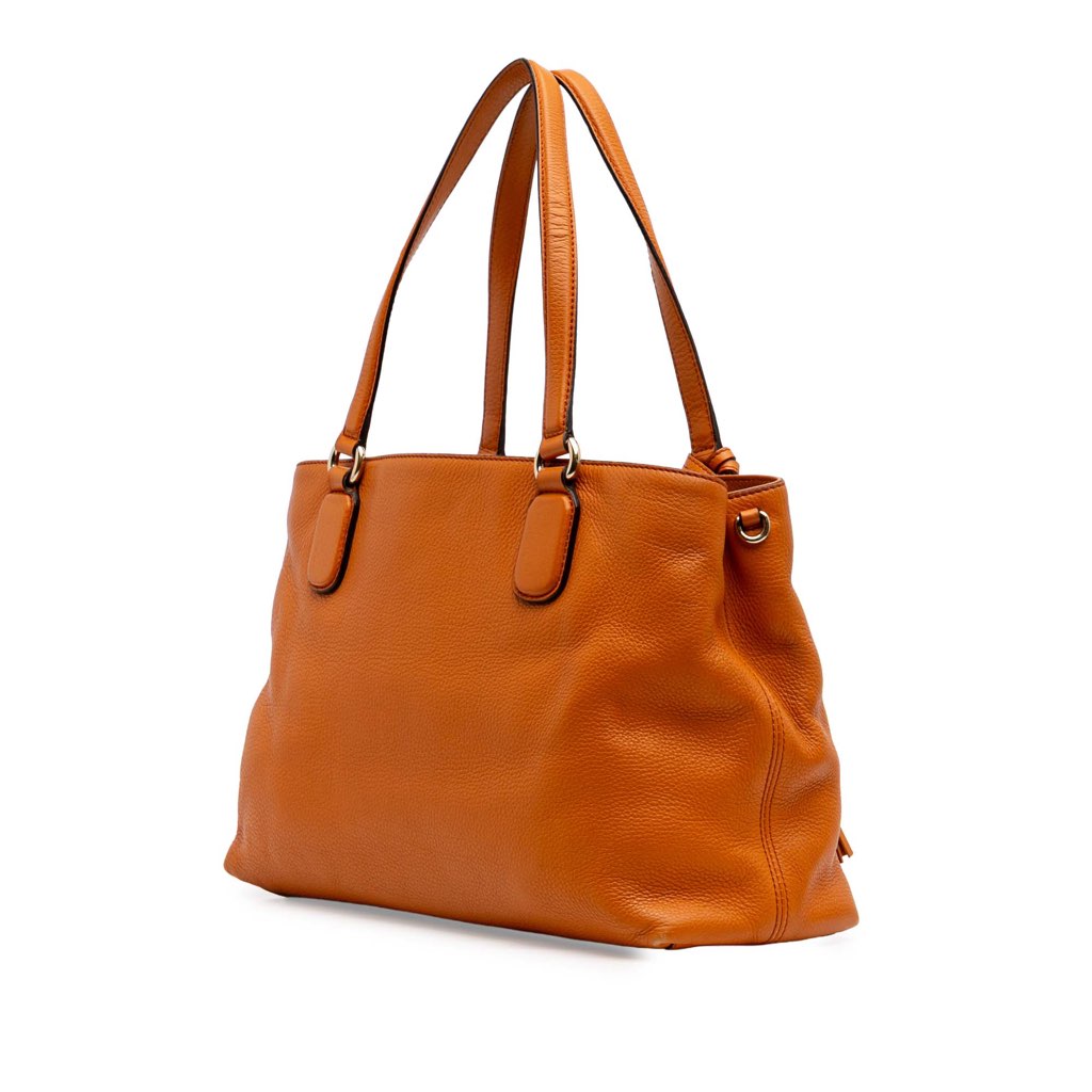 Gucci Medium Leather Soho Working Satchel - 2