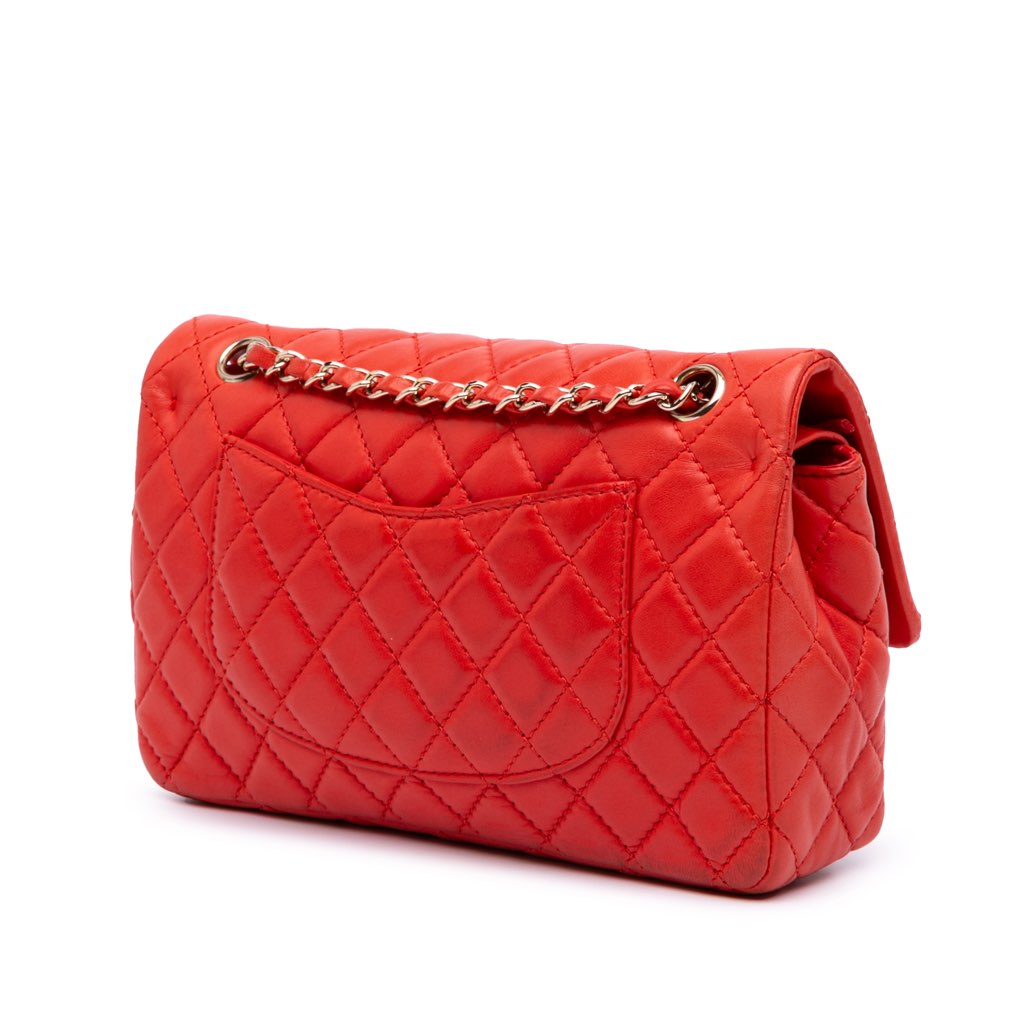 Chanel Medium Classic Lambskin Double Flap - 2