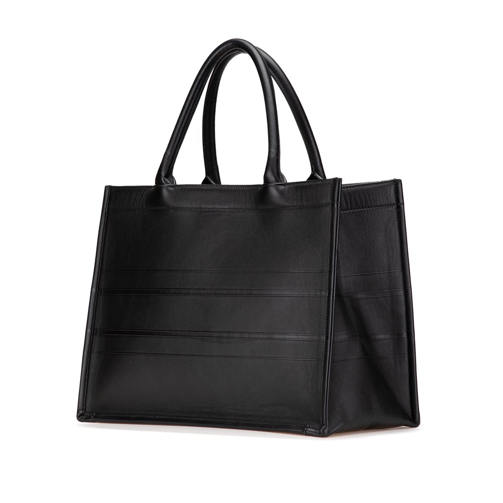 Dior Medium Embossed Leather Book Tote - 2