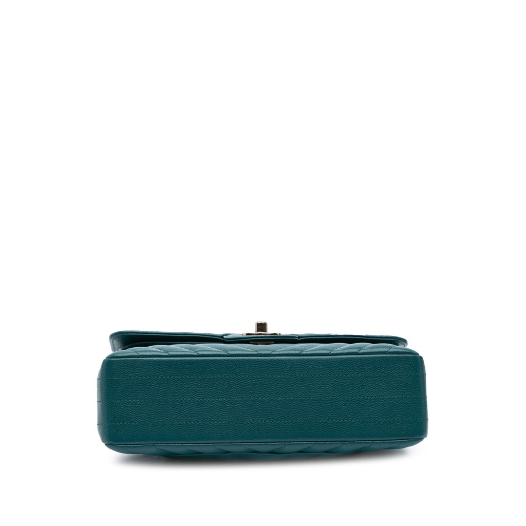 Chanel Small Classic Chevron Caviar Double Flap - 3