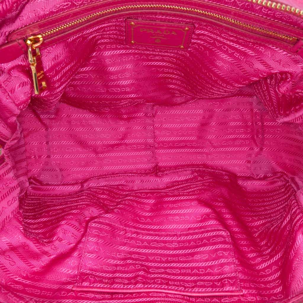 Prada Vitello Shine Satchel - 4