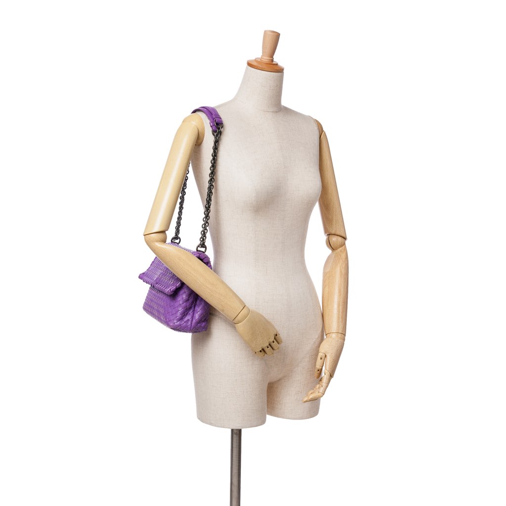 Bottega Veneta Small Nappa Intrecciato Olimpia Shoulder Bag - Image 10