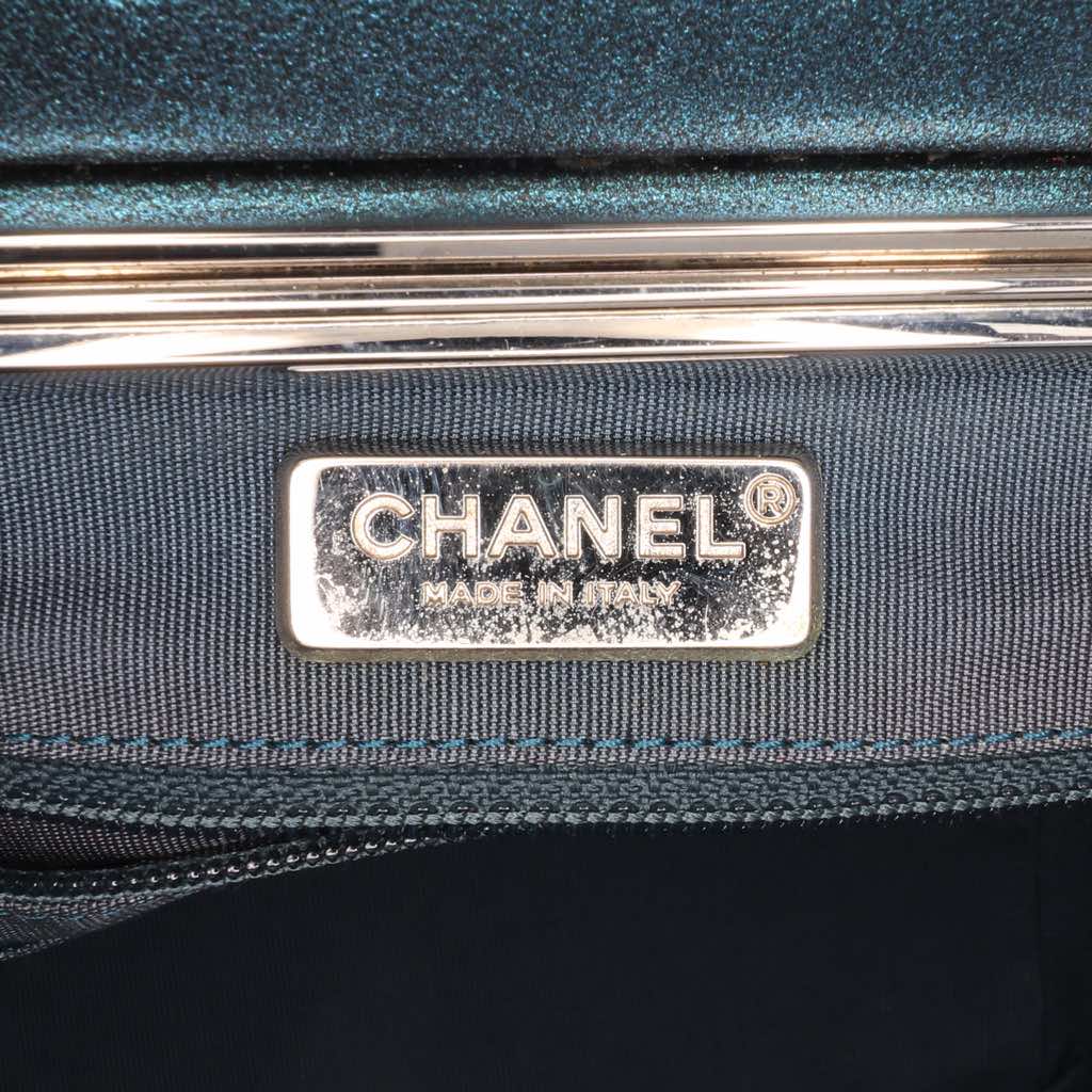 Chanel CC Metallic Calfskin Vanity Case - 5