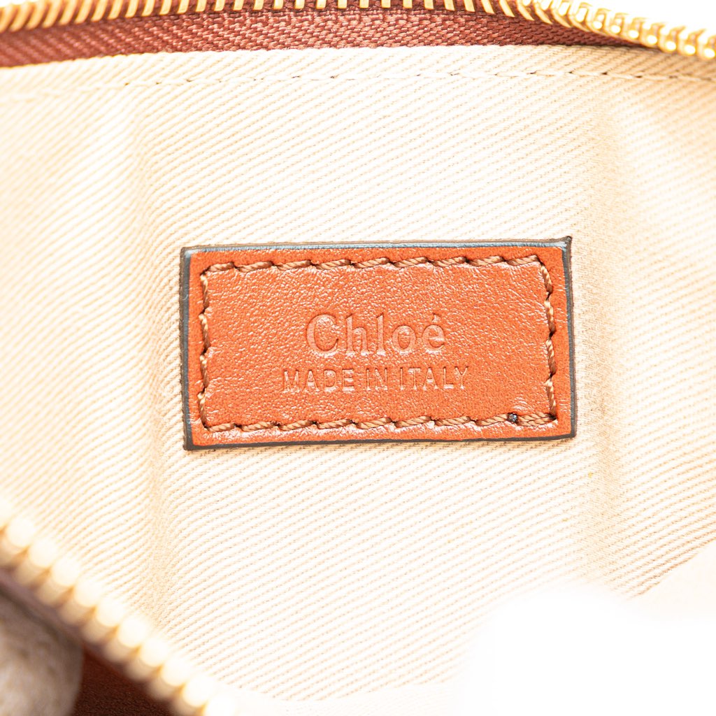 Chloé Medium Raffia Little Horses Panier Basket - 5