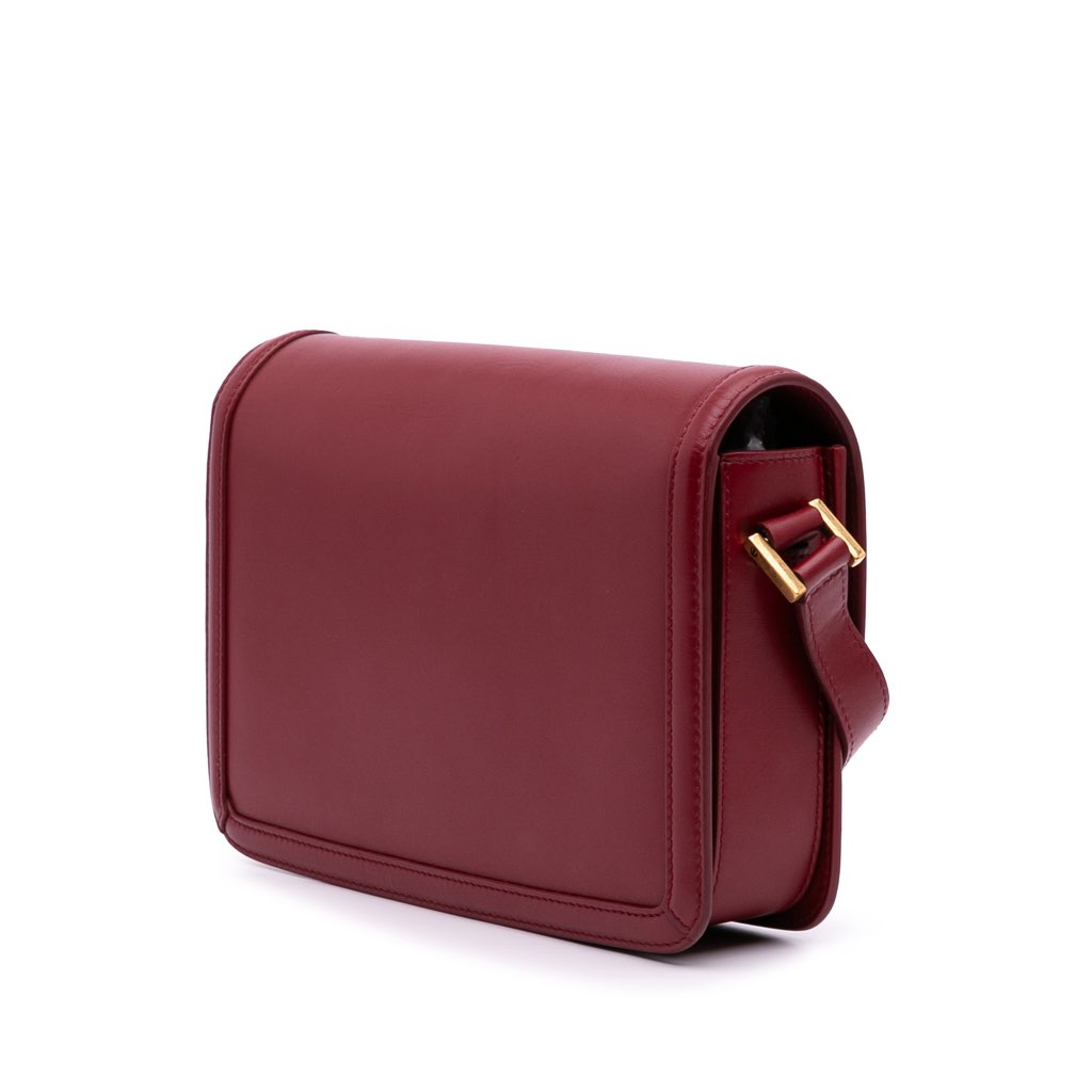 Saint Laurent Medium Calfskin Solferino Satchel In Box - 2