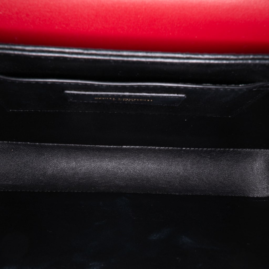 Saint Laurent Medium Calfskin Solferino Satchel In Box - 4