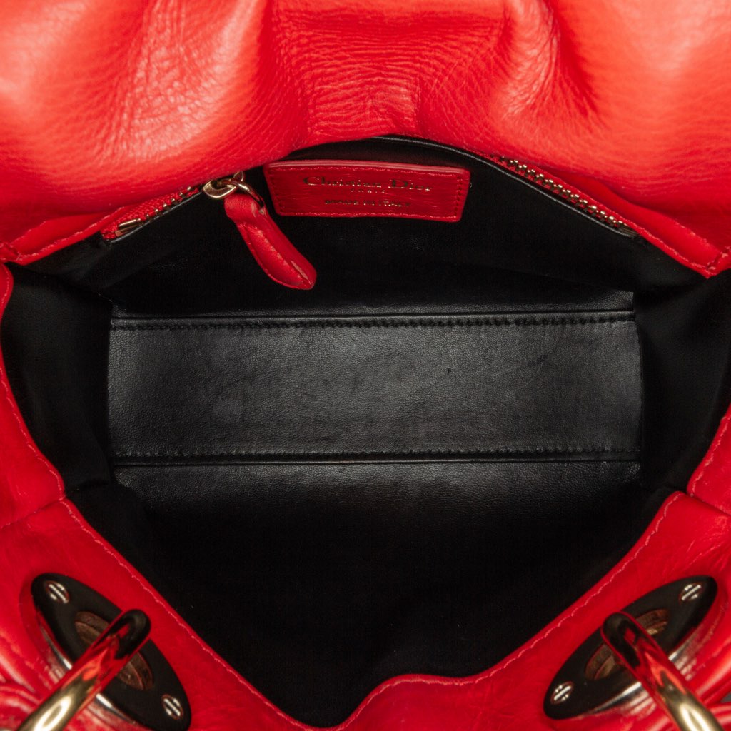 Dior Mini Calfskin Sequin Embellished Lady Dior - Side view