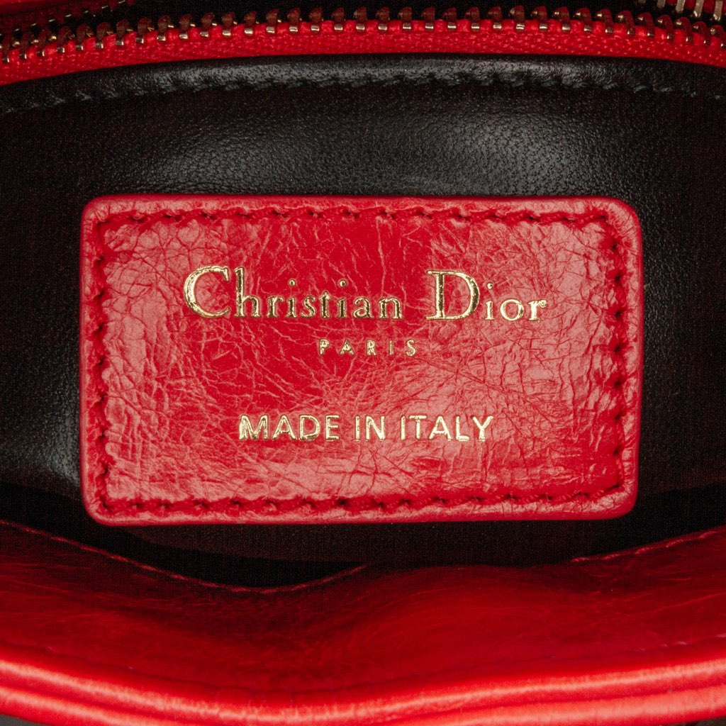 Dior Mini Calfskin Sequin Embellished Lady Dior - Detail 1