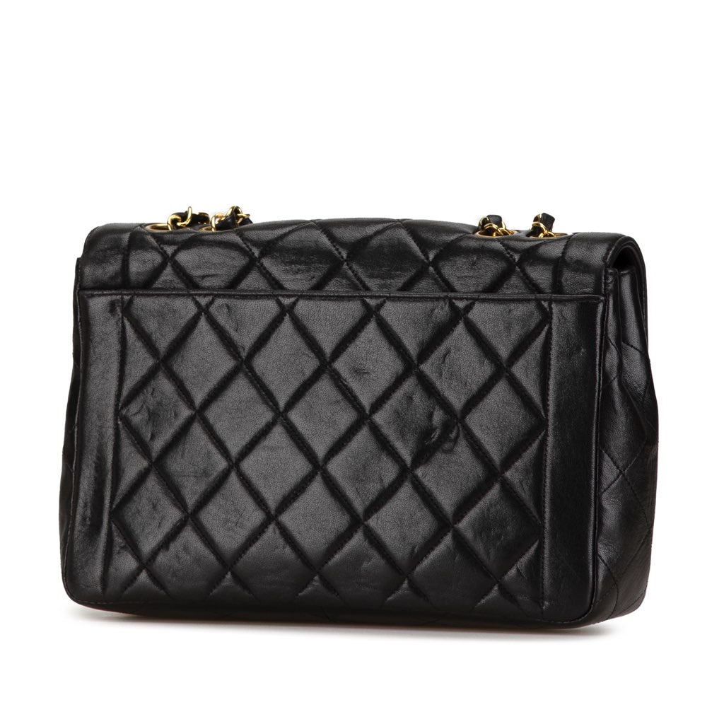Chanel Medium CC Quilted Lambskin Border Single Flap - 2