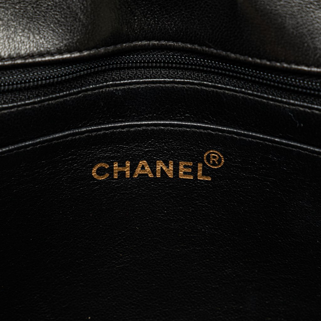 Chanel Medium CC Quilted Lambskin Border Single Flap - 5