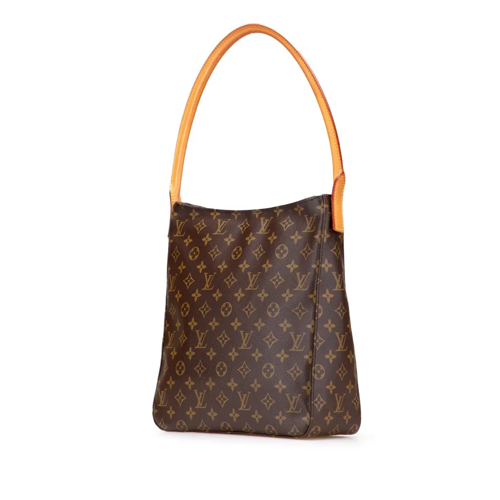 Louis Vuitton Monogram Looping GM Brown Canvas Good - Back View