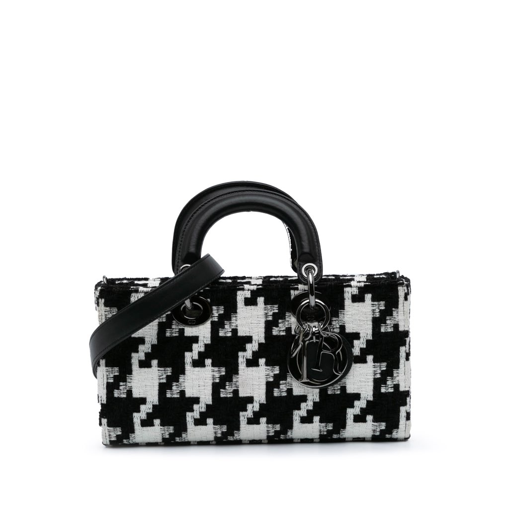 Dior Medium Canvas Macro Houndstooth Lady D Joy