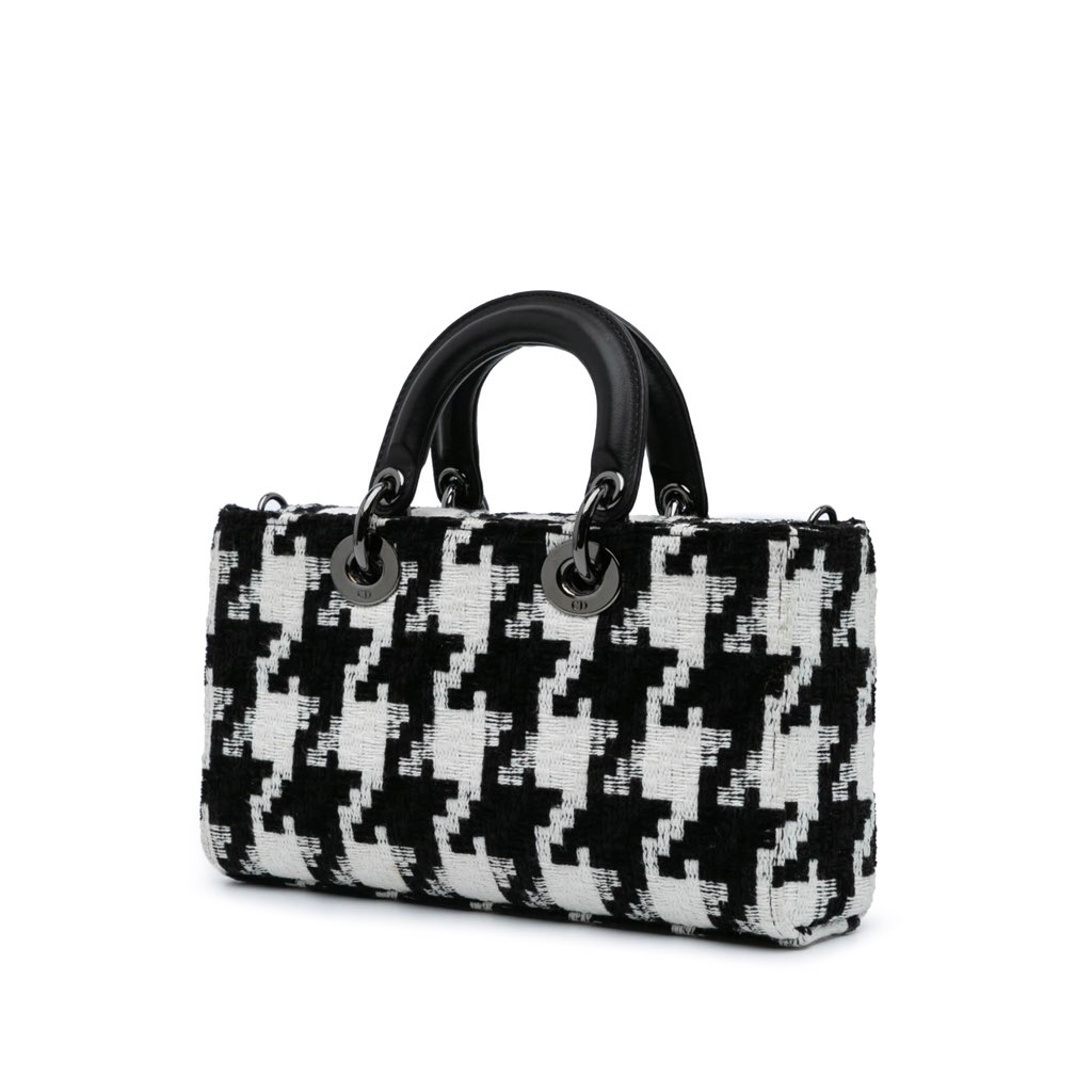 Dior Medium Canvas Macro Houndstooth Lady D Joy - 2