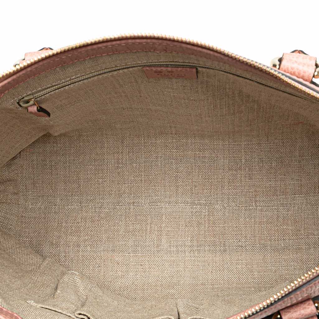 Gucci Dollar Calfskin GG Charm Satchel - 4