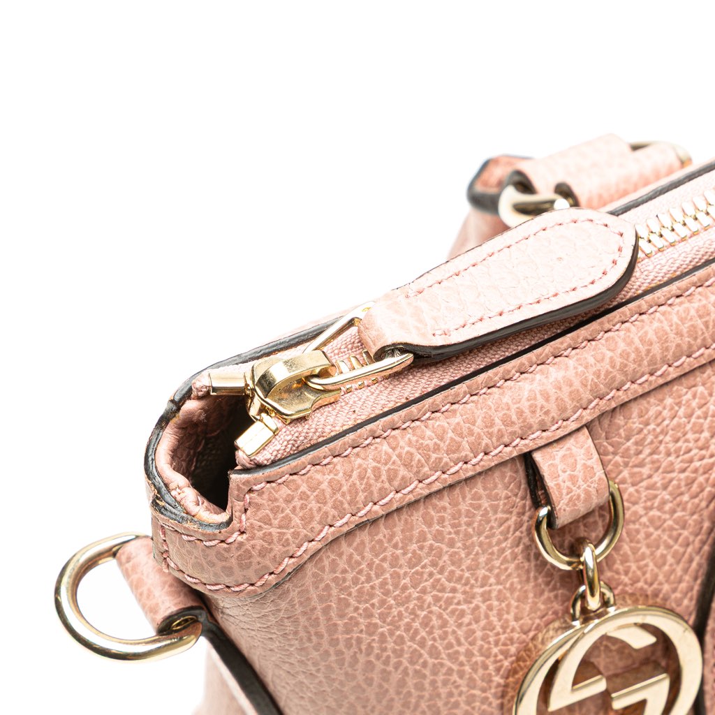 Gucci Dollar Calfskin GG Charm Satchel - Detail 2
