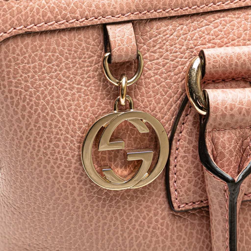 Gucci Dollar Calfskin GG Charm Satchel - Image 11