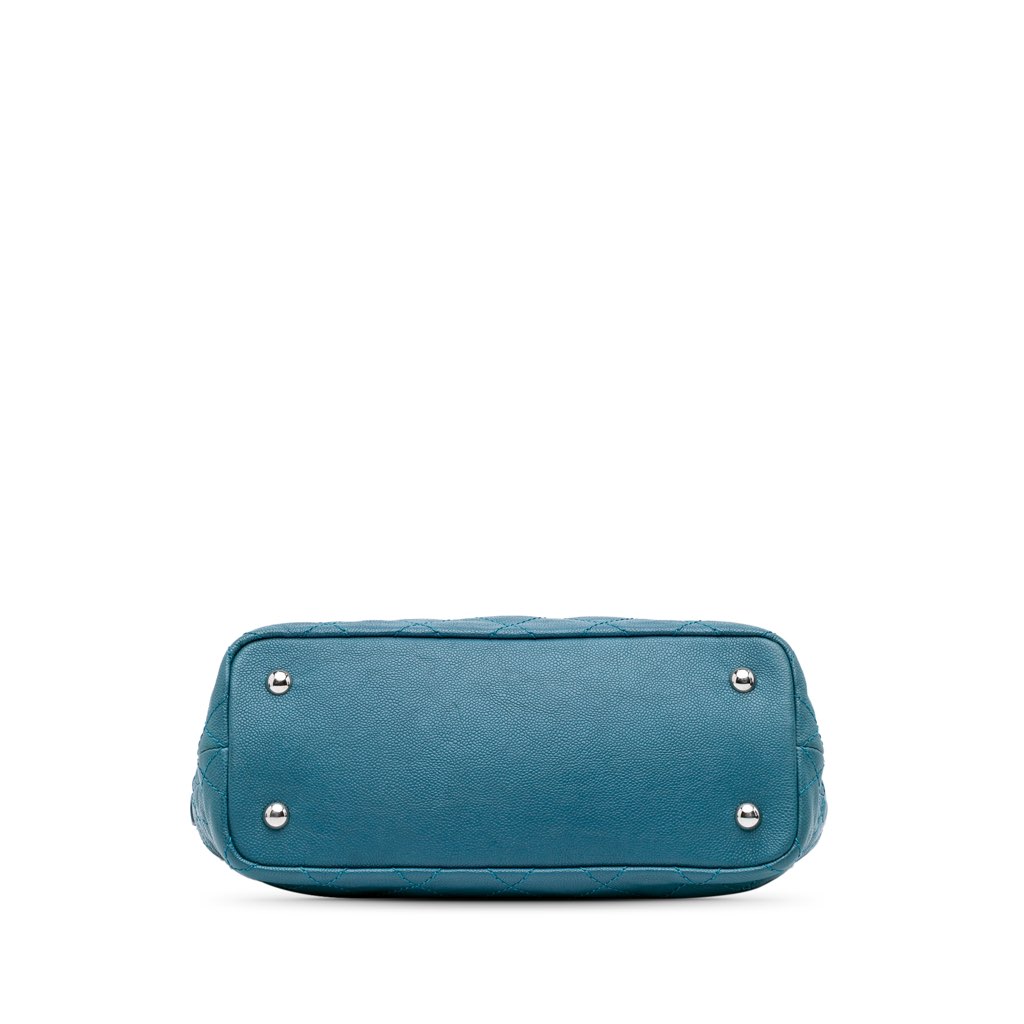 Chanel Small Quilted Caviar Daily Shopping Tote - Image 6