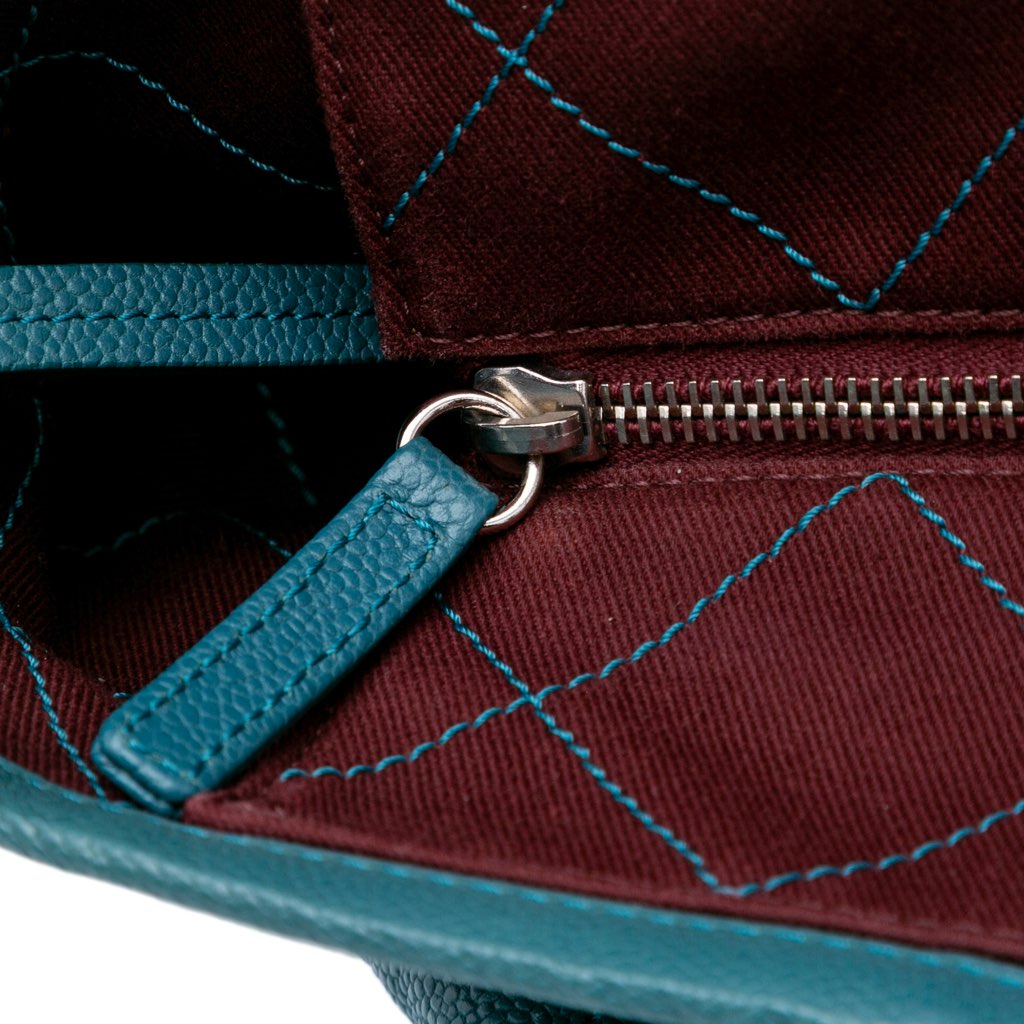 Chanel Small Quilted Caviar Daily Shopping Tote - Detail 2