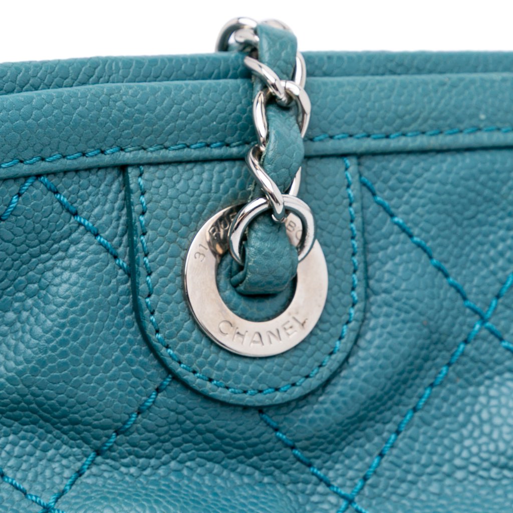 Chanel Small Quilted Caviar Daily Shopping Tote - Image 10
