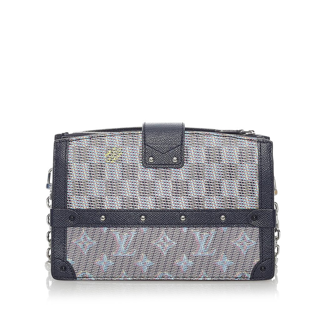 Louis Vuitton Monogram Damier Pop Trunk Clutch - 3