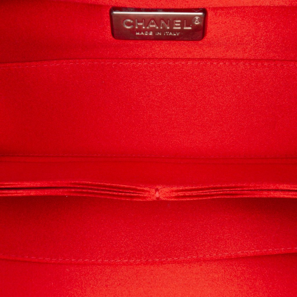 Chanel CC Patent Striped Chain Around Clutch - 4