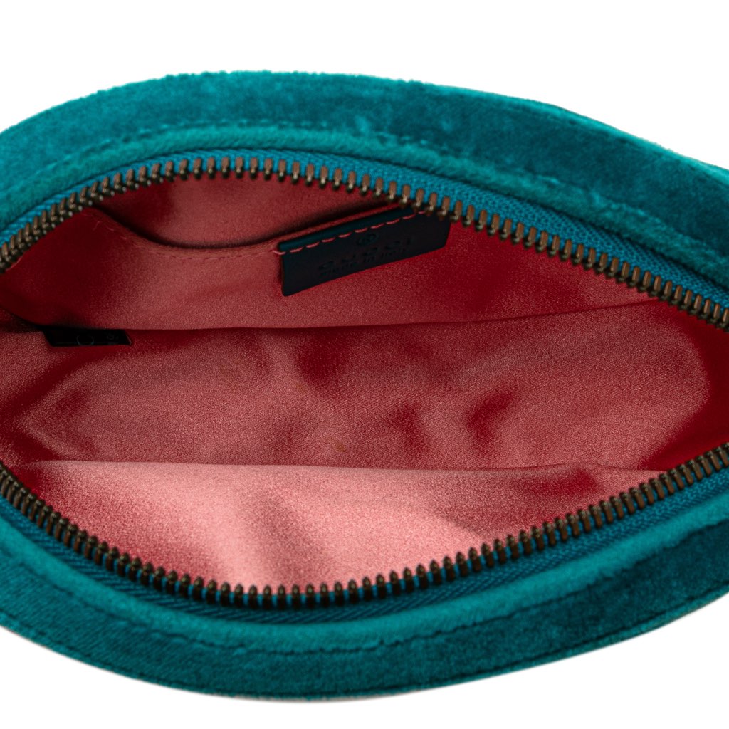 Gucci GG Marmont Velvet Matelasse Belt Bag - 4