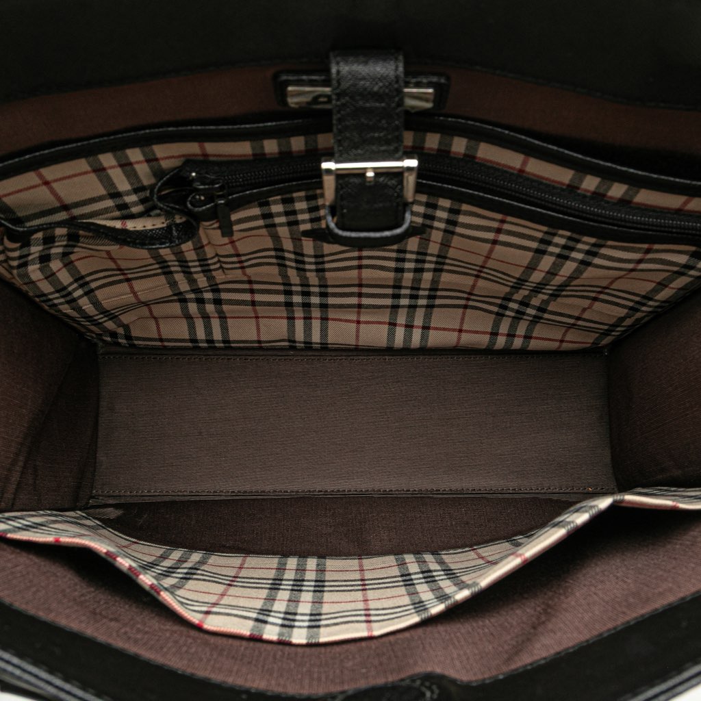 Burberry Leather Tote - 4