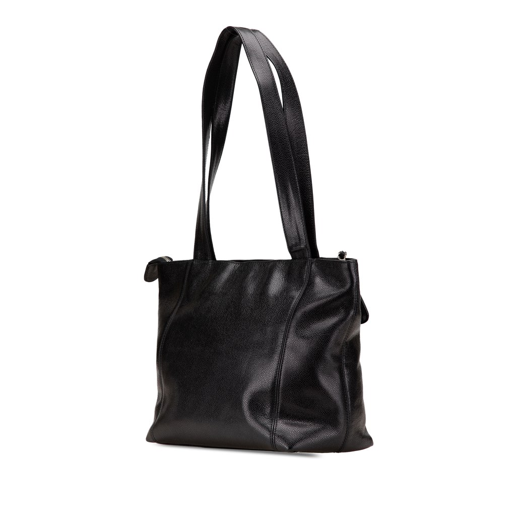 Chanel CC Caviar Tote - Back view