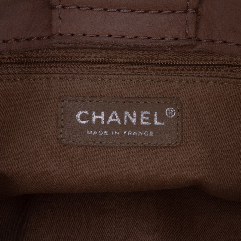 Chanel Calfskin Stitched Highlander Messenger Bag - Side view
