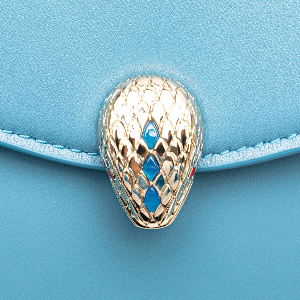 Bvlgari Leather Serpenti Forever Maxi Chain Top Handle Bag - 5