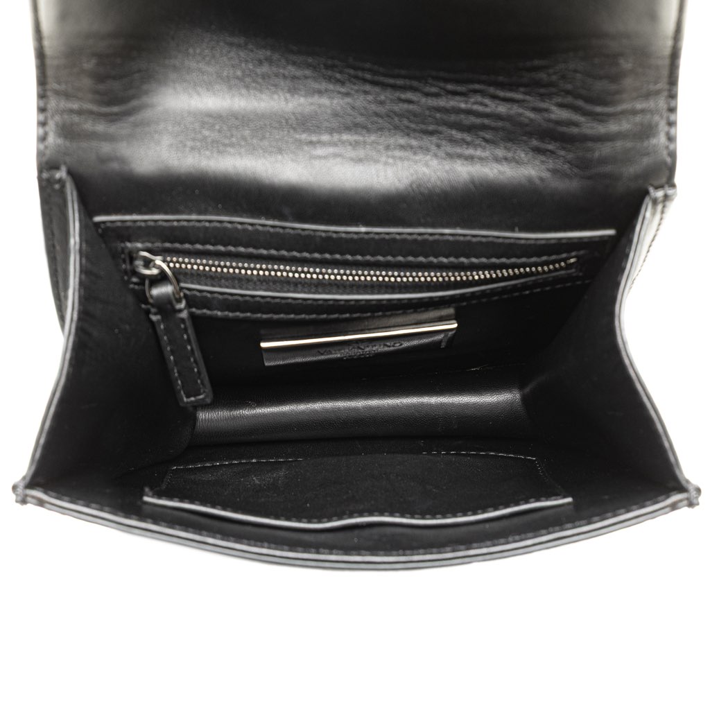 Valentino Small Leather Rockstud Glam Lock Crossbody - 4