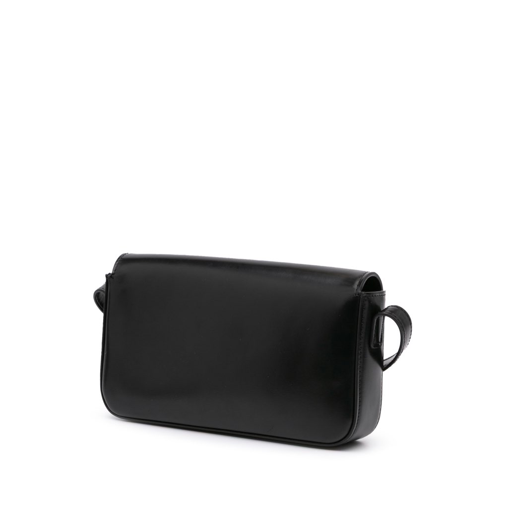 Celine Shiny Calfskin Claude Shoulder Bag - 2