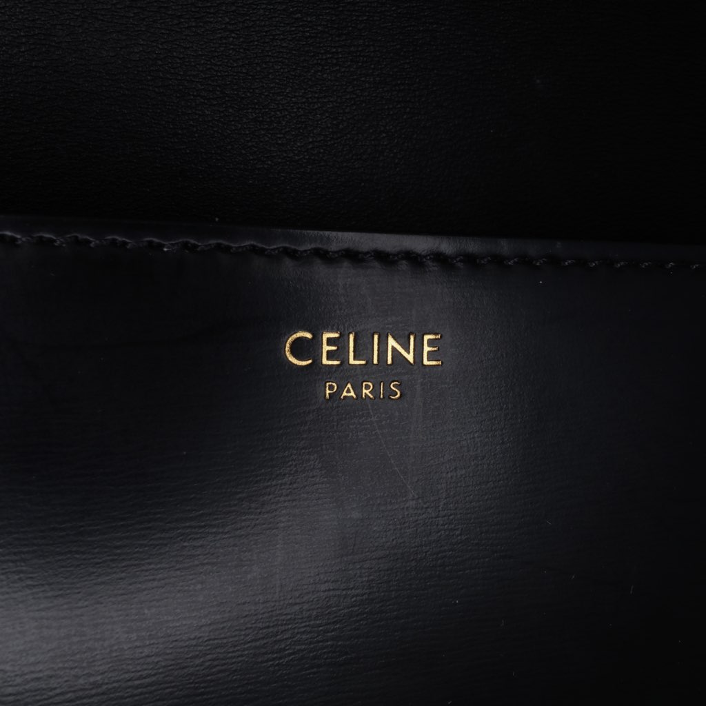 Celine Shiny Calfskin Claude Shoulder Bag - 5