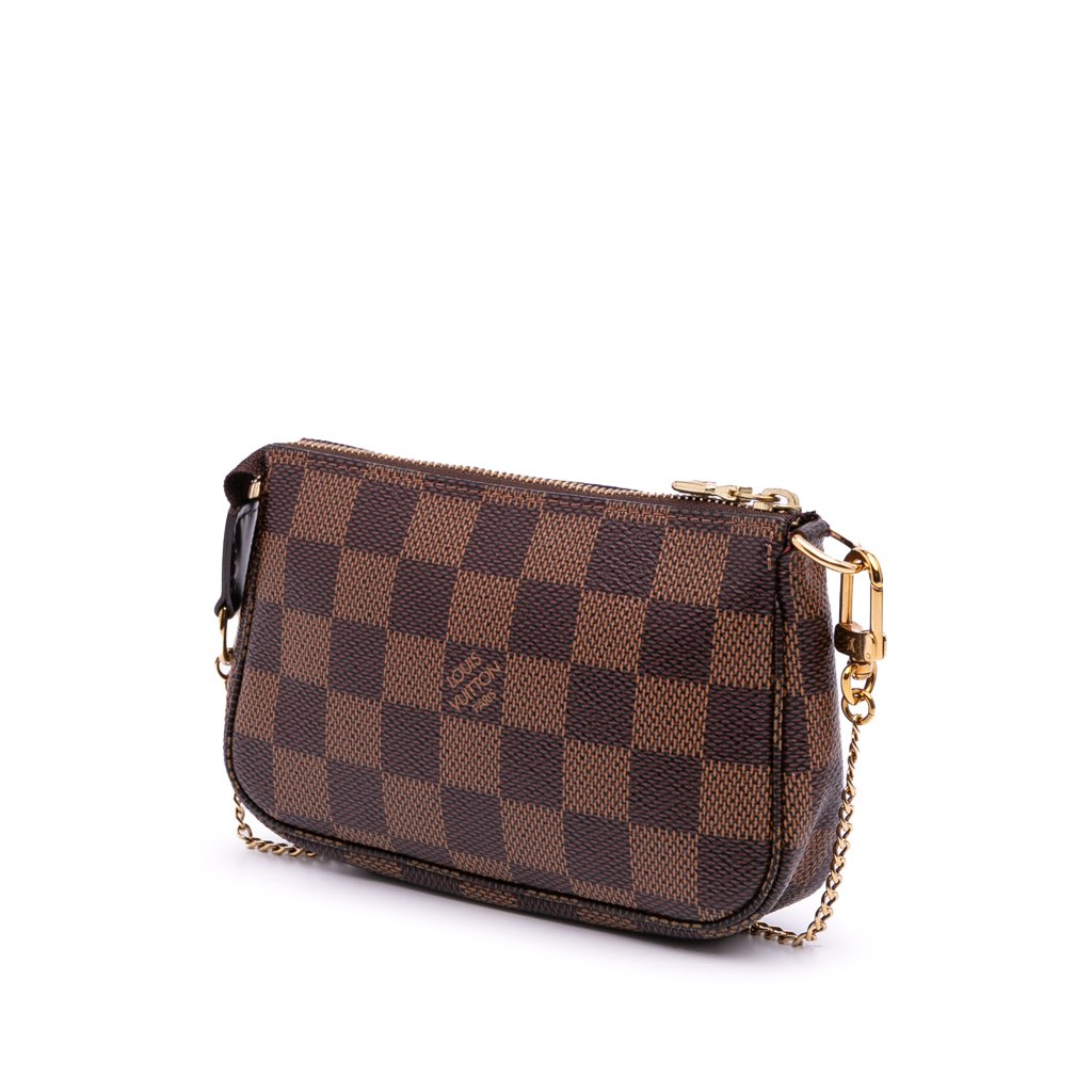Louis Vuitton Damier Ebene Mini Pochette Accessoires - Back view