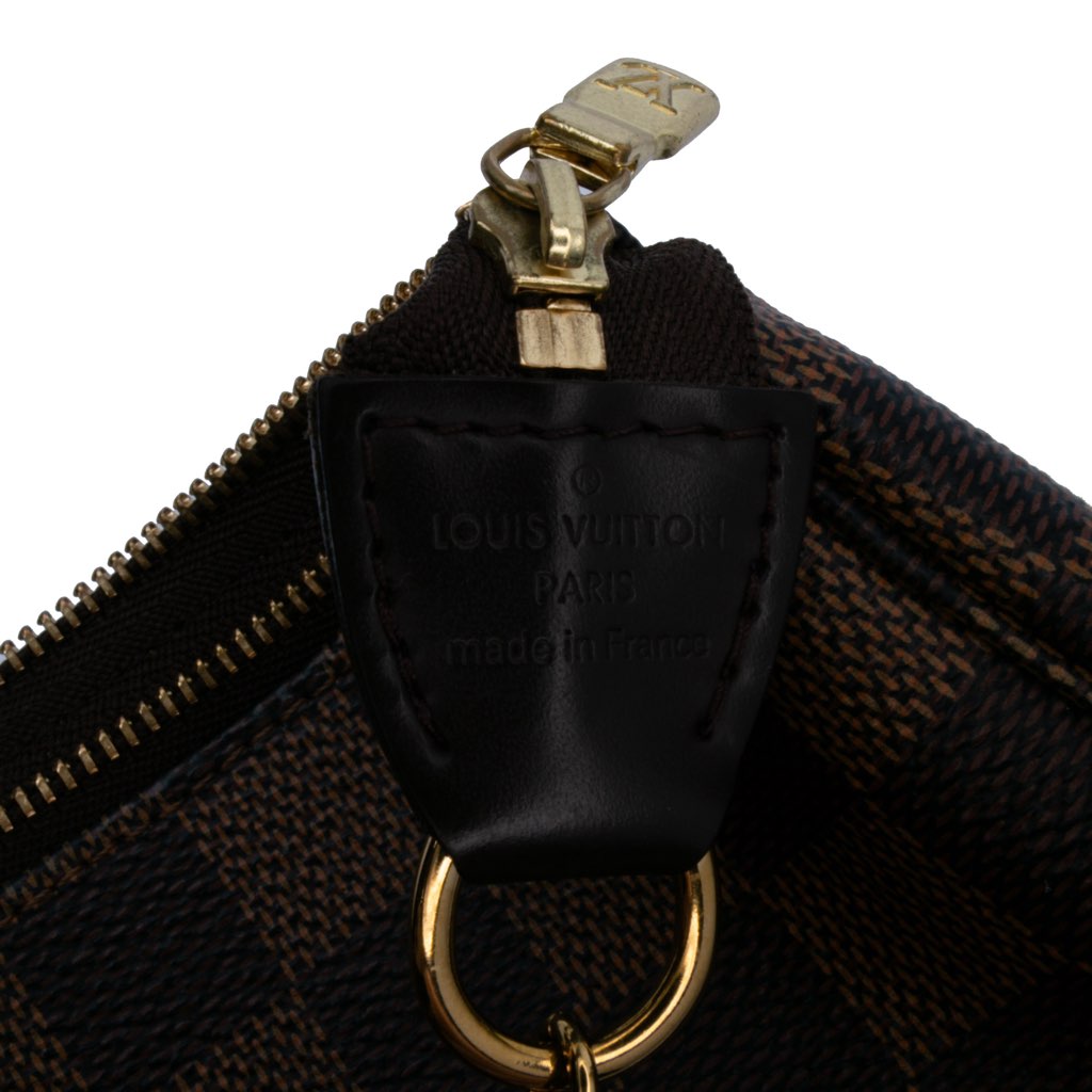 Louis Vuitton Damier Ebene Mini Pochette Accessoires - Side view
