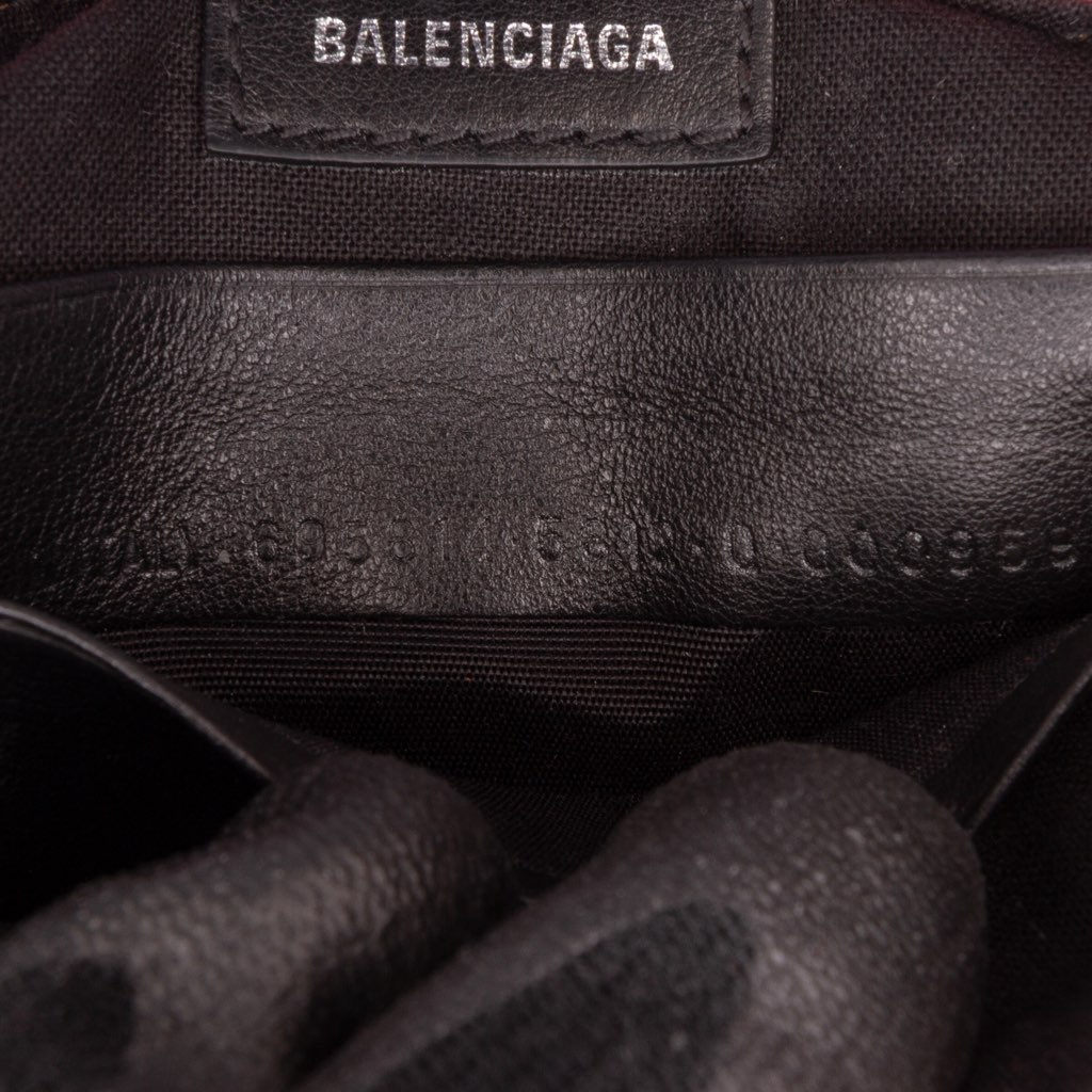 Balenciaga Mini BB Monogram Denim Le Cagole - Side view