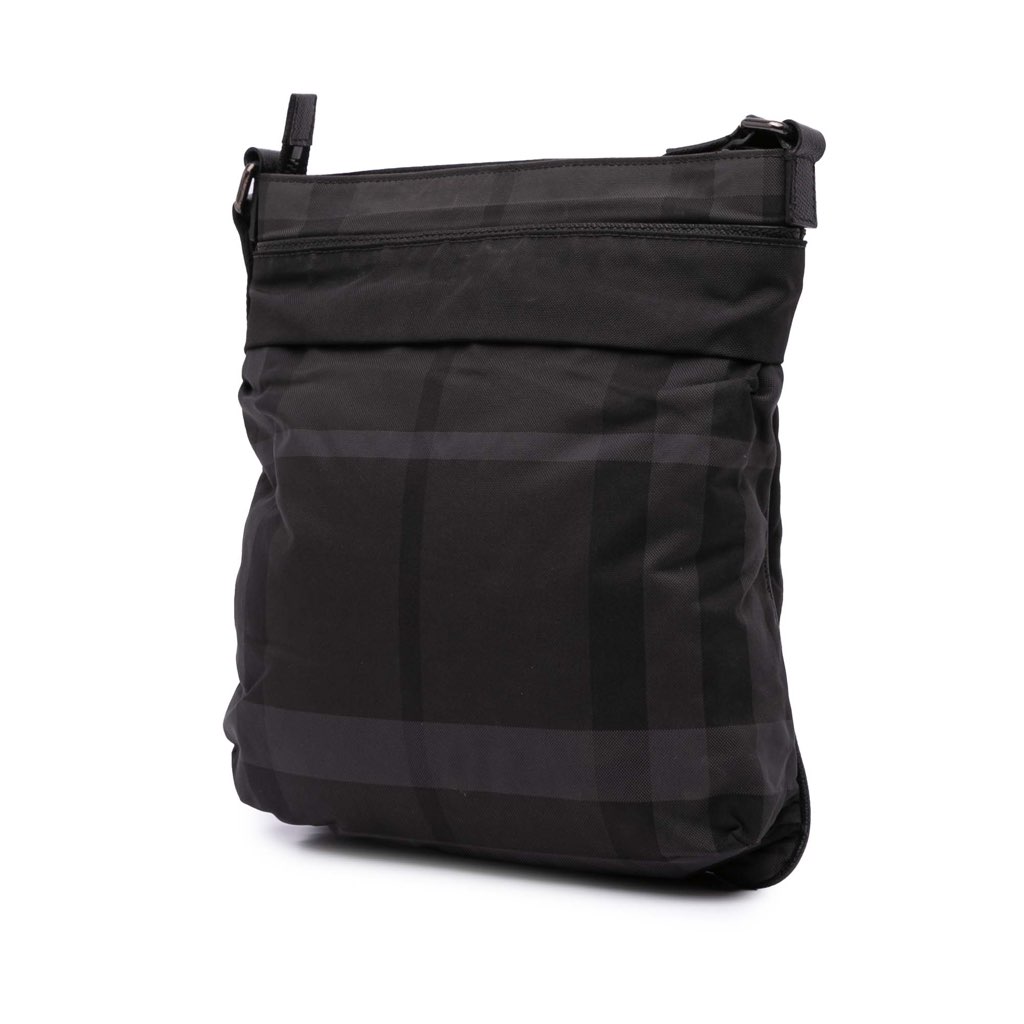 Burberry Smoke Check Nylon Crossbody - Back view