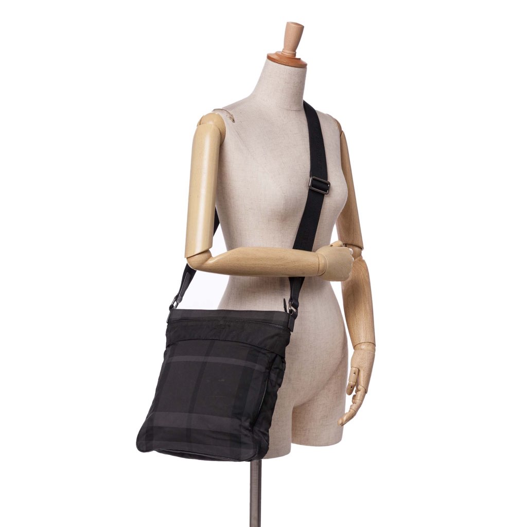 Burberry Smoke Check Nylon Crossbody - Image 14