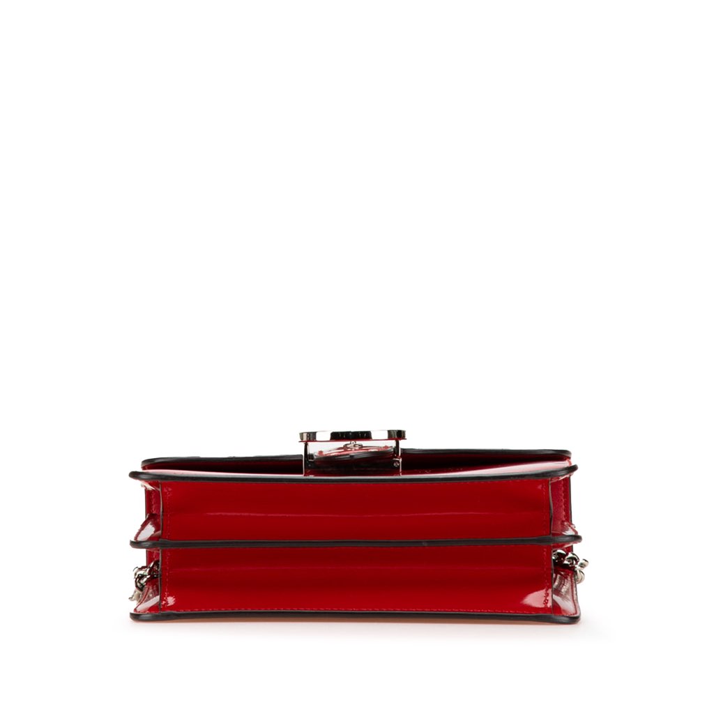 Gucci Small Polished Calfskin Interlocking G Dollar Crossbody - 3