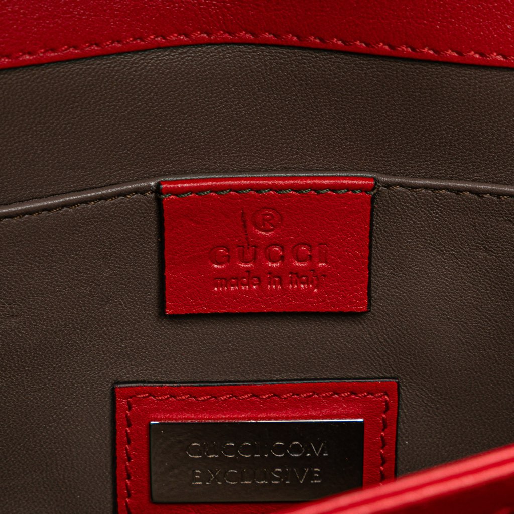 Gucci Small Polished Calfskin Interlocking G Dollar Crossbody - 5