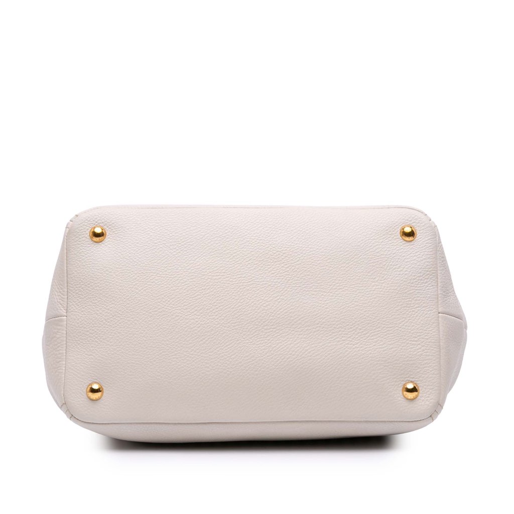 Prada Vitello Daino Open Convertible Tote - Image 6