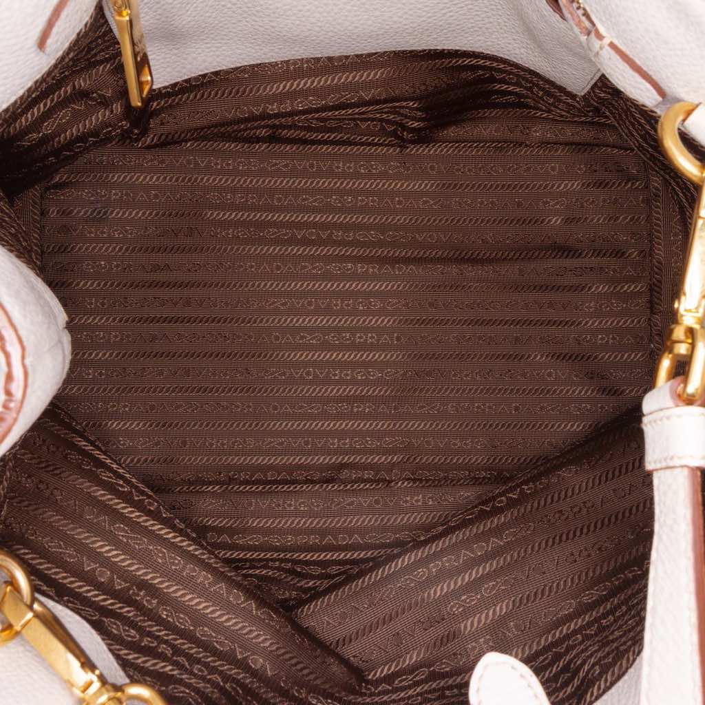 Prada Vitello Daino Open Convertible Tote - 4