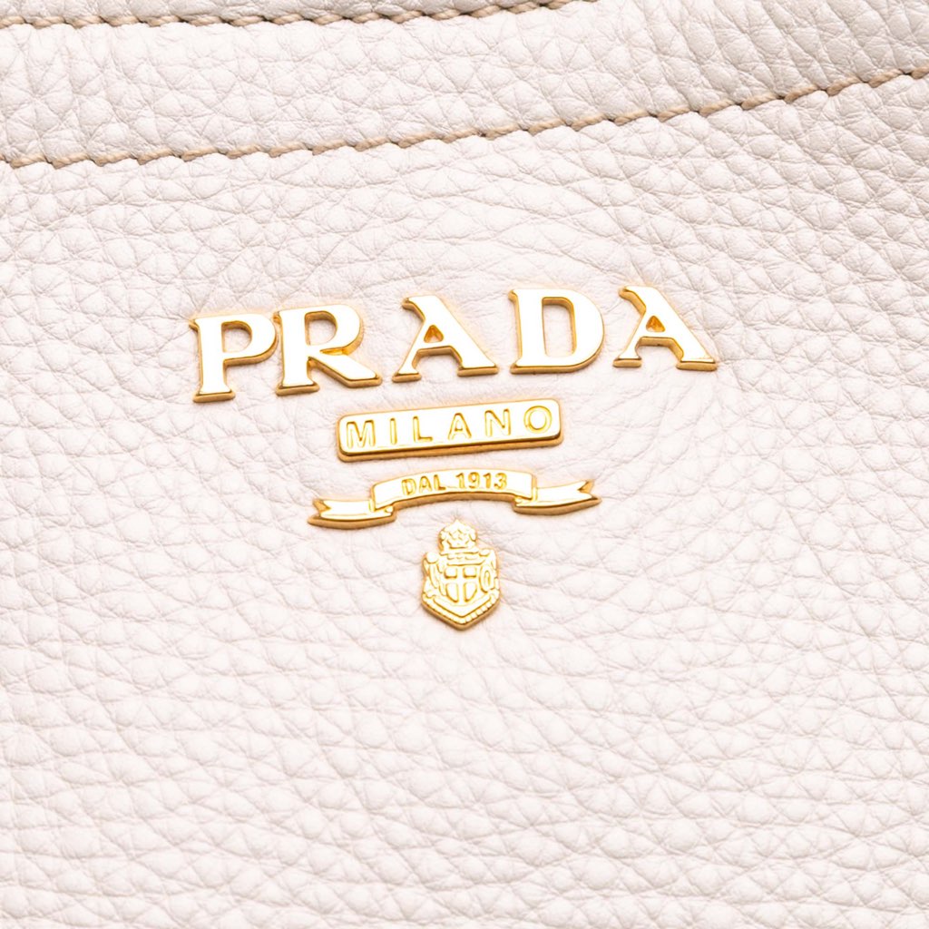 Prada Vitello Daino Open Convertible Tote - Detail 1
