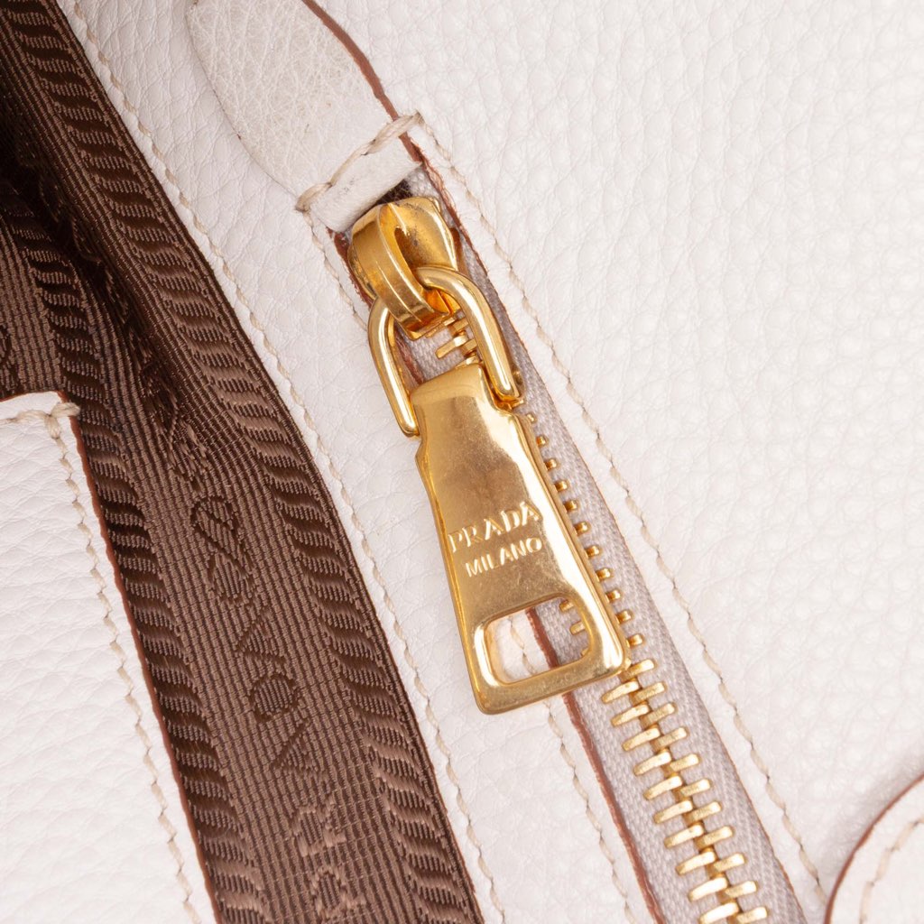 Prada Vitello Daino Open Convertible Tote - Image 10