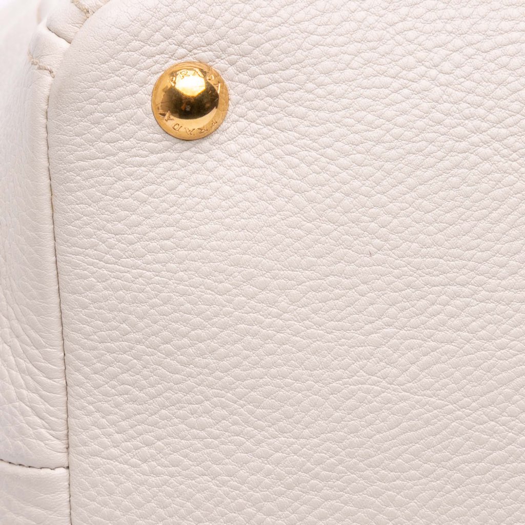 Prada Vitello Daino Open Convertible Tote - Image 11