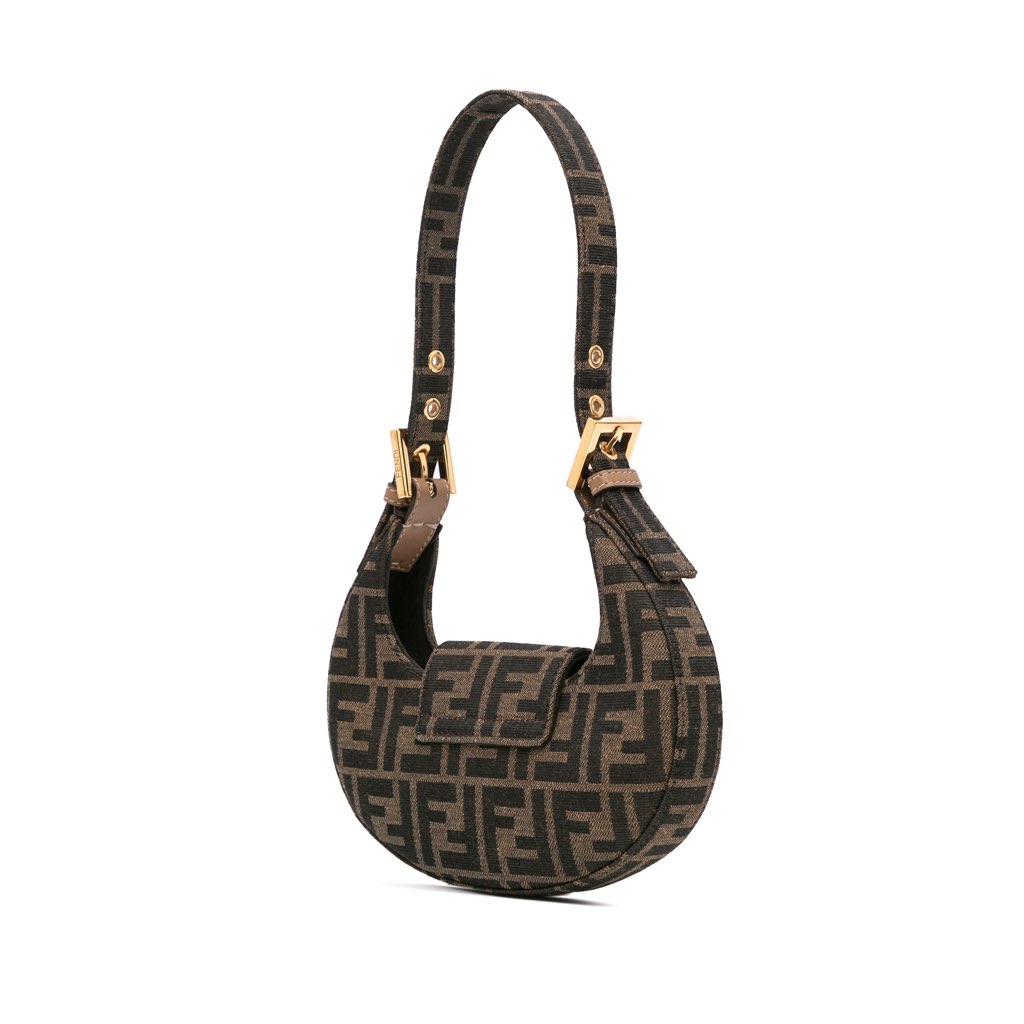 Fendi Mini Zucca Canvas Cookie Hobo - 2