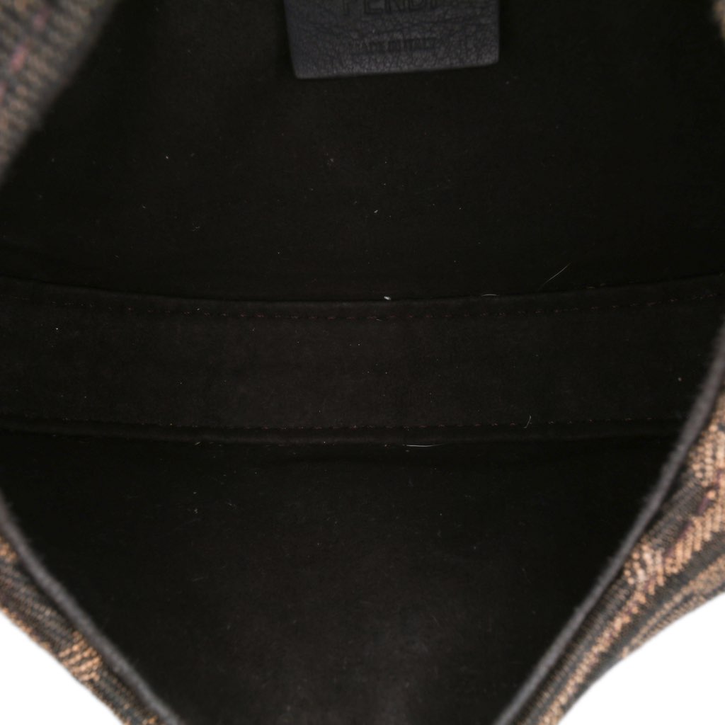 Fendi Mini Zucca Canvas Cookie Hobo - 4