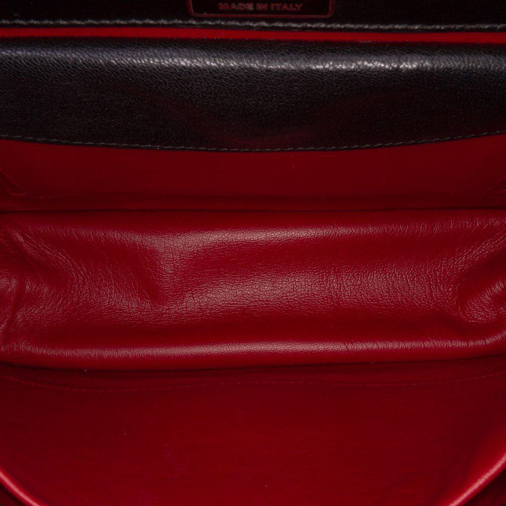 Prada Goatskin Woven Madras Crossbody - 4