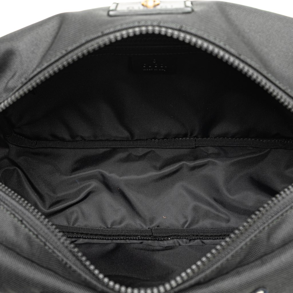 Gucci Techno Canvas Web L Aveugle Par Amour Embroidered Belt Bag - 4